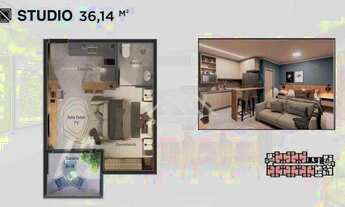 Imagem 3: Studio à venda, 36 m² por R$ 312.889,82 - Ribeirânia - Ribeirão Preto/SP