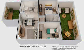 Imagem 2: 6* More no cond Cidade de Berlim- Apartamento com 2 quartos, bairro Alemanha. MRV