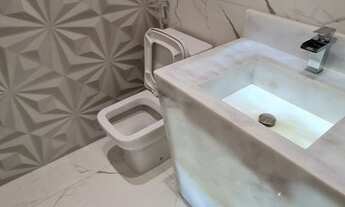 Imagem 5: Casa nova nascente em condomínio próximo via estrutural 400m2 c/ 3 suítes piscina churrasq