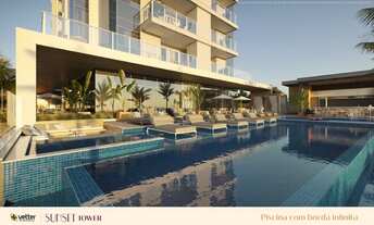 Imagem 3: Apartamento frente mar com 2 suítes, 79m² e 2 vagas de garagem em Balneário Piçarras/SC