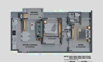 Imagem 2: FLORIANóPOLIS - Apartamento Padrão - Cachoeira do Bom Jesus
