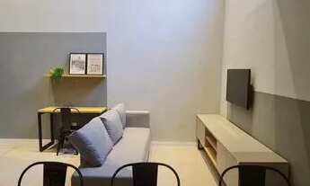 Imagem 2: ALUGO, Loft no edifício Mont Blanc, com 50m², nascente, todo mobiliado, no Renacenca, São