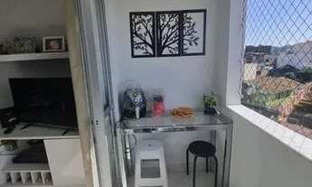 Imagem 2: Apartamento 2/4 com suíte, varanda, lazer completo e segurança ao lado do metrô de Brotas