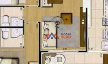 Imagem 6: Apartamento com 2 dormitórios à venda, 66 m² por R$ 600.000,00 - José Menino - Santos/SP