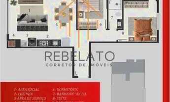 Imagem 7: Apartamento para Venda em Florianópolis, GAIVOTAS, 2 dormitórios, 1 suíte, 2 banheiros, 1