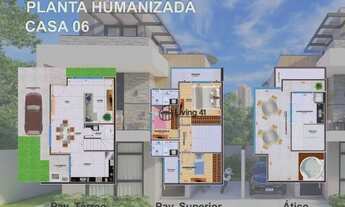 Imagem 5: Sobrado com 3 dormitórios à venda, 134 m² por R$ 719.000,00 - Hauer - Curitiba/PR