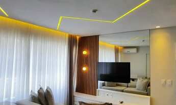 Imagem 2: Apto para venda tem 53m2 quadrados com 1 quarto ,suíte, sala mobiliado finamente, em Boa