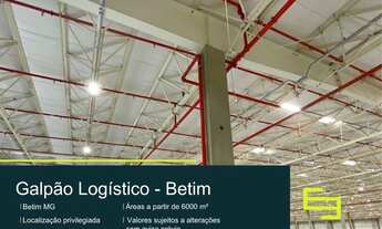 Imagem: Galpão para alugar em Betim com Docas