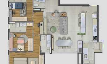 Imagem 3: VidaBella - Lorenzini , 117m², 3 quartos - Vila Assuncao, Santo André - SP