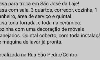 Imagem 5: Casa disponível para troca em São José da Laje