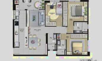 Imagem 6: Apartamento à venda 2 quartos em São José bairro Campinas R$ 603.000,07
