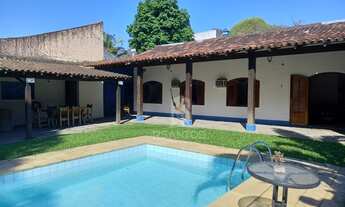 Imagem 1: Casa linear - 4 Quartos - suíte - 408 m² de terreno - Piscina - churrasqueira