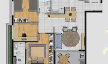 Imagem 6: APARTAMENTO com 2 dormitórios à venda por R$ 505.110,00 no bairro Água Verde - CURITIBA