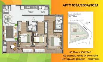 Imagem 7: Apartamento de 2 Dormitórios | 1 Suíte | Santo Antônio de Lisboa