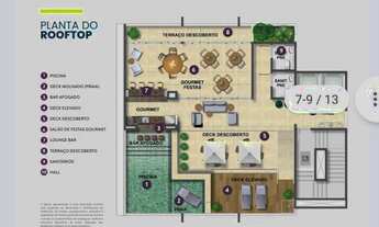 Imagem 4: EXCELENTE QUARTO E SALA COM VARANDA ( 11o and) - Caminho das Árvores