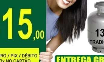 Imagem: Botijão de gás é na Pedreira Gás 91.3254-5207