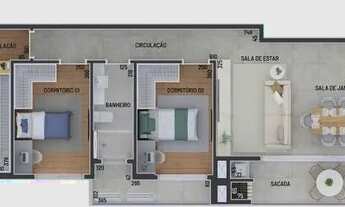 Imagem 5: COBERTURA com 2 dormitórios à venda por R$ 1.468.500,00 no bairro Alto da Rua XV - CURITIB