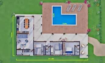 Imagem: Construa sua chácara em 500 metros quadrados