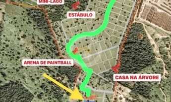 Imagem 3: Dois lotes paralelos a venda juntos condomínio de chácaras Reserva das Aroeiras- GO 020