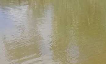 Imagem: Terreno com lagoa em serra azul