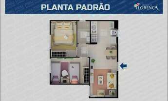 Imagem 2: Imóvel para venda possui 45 metros quadrados com 2 quartos em Forquilha - São Luís - MA