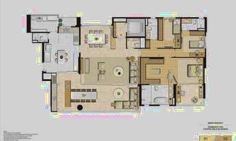 Imagem 5: Yris - 235m² - 3 a 4 quartos - Alto da Lapa, São Paulo - SP