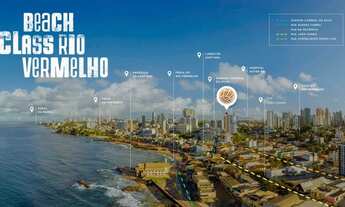 Imagem 3: Apartamento para venda possui 66 metros quadrados com 2 quartos em Rio Vermelho - Salvador