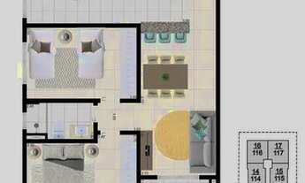 Imagem 3: Apartamento com 2 dormitórios à venda, 62,18 m² a partir de R$ 348.208 - Jardim Praia Gra