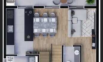 Imagem 7: APARTAMENTO com 2 dormitórios à venda por R$ 550.900,00 no bairro Santa Felicidade - CURIT