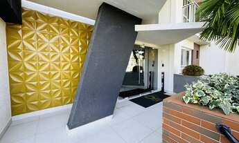 Imagem 2: Studio mobiliado com VAGA no Edifício Ravi Mercês, Sacada com churrasqueira - Curitiba - P