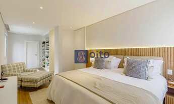 Imagem 5: Este encantador apartamento de 160m², situado no coração do Itaim Bibi, oferece uma combin