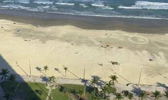 Imagem 2: Apartamento à venda pé na arei 03 dormitórios sacada gourmet vista mar - Mirim - Praia G