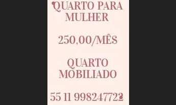 Imagem: Quarto individual mobiliado para mulher