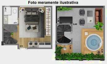 Imagem 7: Cobertura com 1 dormitório à venda, 60 m² por R$ 700.000 - Brooklin - São Paulo/SP