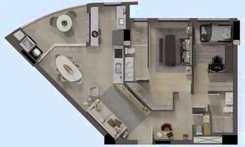 Imagem 3: COBERTURA com 2 dormitórios à venda por R$ 2.324.778,00 no bairro Cristo Rei - CURITIBA