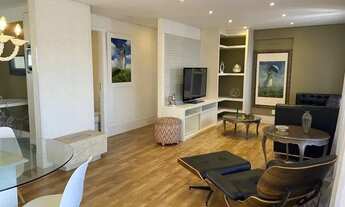 Imagem 6: Apartamento mobiliado com 3 dormitórios para alugar, 128 m² por R$ 5.994/mês - Centro - Sa