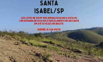 Imagem 1: Lote para venda com 500 metros quadrados em Centro - Santa Isabel - SP