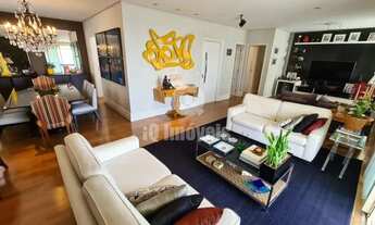 Imagem 3: Apartamento Campo Belo mobiliado 198 m² , 3 suítes , 4 vagas soltas com depósito e laze