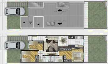 Imagem 3: CASA com 3 dormitórios à venda por R$ 620.000,00 no bairro Cidade Industrial - CURITIBA