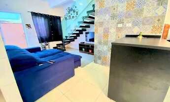 Imagem 2: Casa com 3 dormitórios para alugar, 80 m² por R$ 2.200/mês - Maracanã - Praia Grande/SP