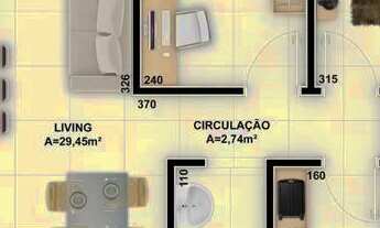 Imagem: Apartamento à venda 3 quartos em Palhoça