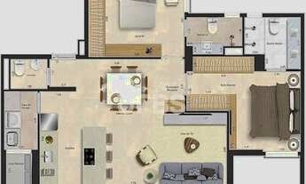 Imagem 5: Apartamento 2 suítes do lado da Praça do Sol