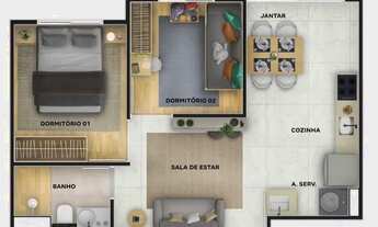 Imagem 2: APARTAMENTO PARA REPASSE NOVO