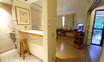 Imagem 3: Flat para hospedagem em andar alto em Moema, locação sem burocracia