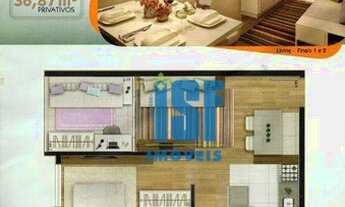 Imagem 6: Apartamento com 1 dormitório para alugar, 36 m² por R$ 1.400,00/mês - Bela Vista - Osasco