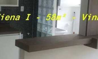 Imagem 4: Apartamento com 2 dormitórios à venda, 58 m² por R$ 300.000,00 - Residencial Vienna I - Vi