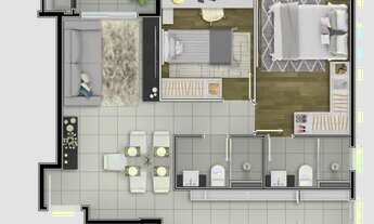 Imagem 4: APARTAMENTO com 2 dormitórios à venda por R$ 660.000,00 no bairro Alto da Glória - CURITIB