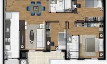 Imagem 7: COBERTURA com 3 dormitórios à venda por R$ 1.160.000,00 no bairro Bacacheri - CURITIBA / P