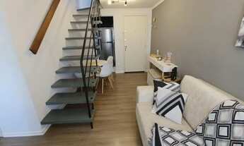 Imagem 3: Apartamento Duplex com 2 dormitórios à venda, 62 m²+terraço por R$ 350.000 - Portão - Curi