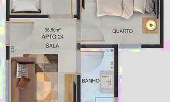 Imagem 2: Apartamento novo na região da Casa Verde, 2 quartos